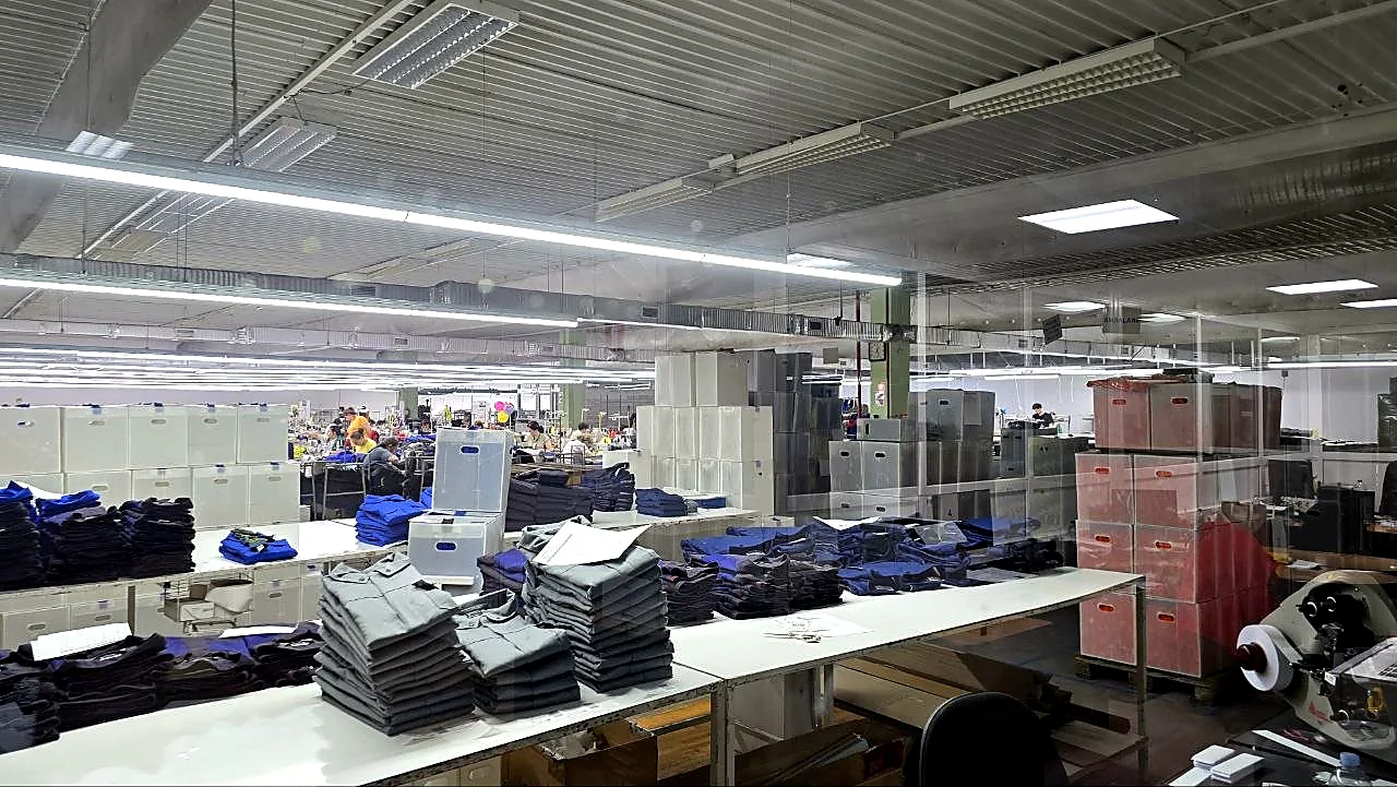 Quality control area in the Eco Textil Grup production hall